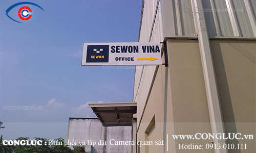 Lắp đặt hệ thống camera giám sát an ninh tại Công ty Sewon Vina, Bắc Ninh