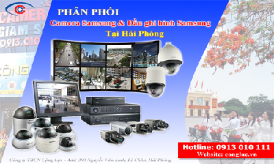 Phân phối camera Samsung và đầu ghi hình Samsung chính hãng tại Hải Phòng giá ưu đãi