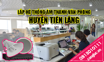 Lắp hệ thống âm thanh cho văn phòng tại Huyện Tiên Lãng