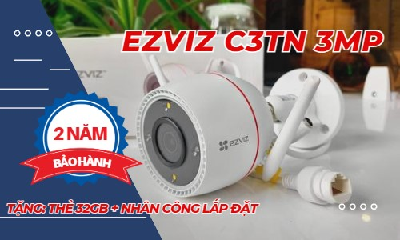 Bán Camera IP Ezviz C3TN 3MP Giá Rẻ Hải Phòng