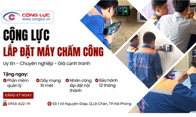 Đơn vị lắp đặt máy chấm công uy tín nhất tại Hải Phòng