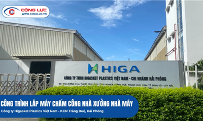 Lắp Máy chấm Công Khuôn Mặt Ở Công Ty HiGasket Plastics Việt NaM, KCN Tràng Duệ