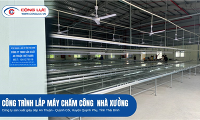 Lắp Máy Chấm Công Cho Xưởng Sản Xuất Giày Dép An Thuận Tại Quỳnh Phụ Thái Bình