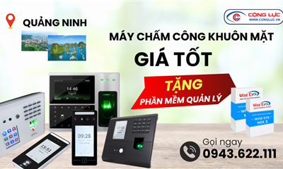 Máy Chấm Công Khuôn Mặt Tại Quảng Ninh Giá Tốt. Bảo Hành 12 Tháng