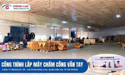 Lắp Máy Chấm Công Tại Công Ty Microlift 319 Phan Đăng Lưu Quận Kiến An