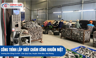 Lắp Máy Chấm Công Khuôn Mặt Cho Xưởng Gia Công Cơ Khí Tại Cầu Quý Cao, Huyện Vĩnh Bảo