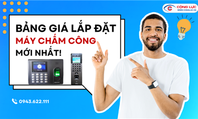 Bảng báo giá lắp máy chấm công tại Hải Phòng mới nhất