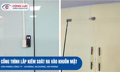 Cộng Lực Thi Công Hệ Thống Kiểm Soát Ra Vào Khuôn Mặt Cho Văn Phòng Tại An Dương – Hải Phòng