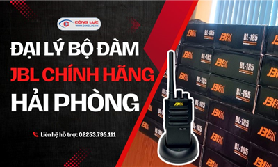 Đại lý bộ đàm JBL Hải Phòng chính hãng, bán giá rẻ nhất, bảo hành 12 tháng
