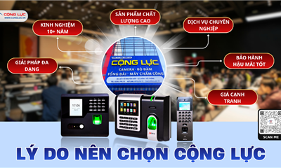 Vì sao nhiều doanh nghiệp tin chọn Cộng Lực lắp đặt máy chấm công suốt hơn 10 năm?