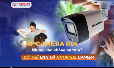 Lắp Camera Nhưng Vẫn Không An Tâm – Giải Pháp Camera Có Cảnh Báo Chống Trộm