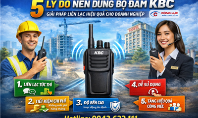 5 Lý Do Nên Dùng Bộ Đàm KBC – Giải Pháp Liên Lạc Hiệu Quả Cho Doanh Nghiệp