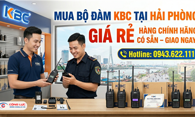 Mua Bộ Đàm KBC Tại Hải Phòng Giá Rẻ – Hàng Chính Hãng, Có Sẵn Giao Ngay