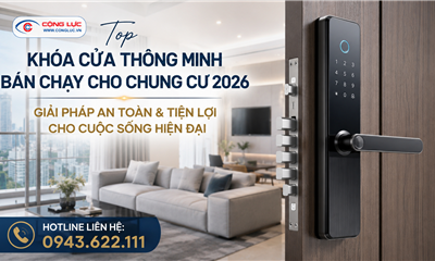 Top Khóa Cửa Thông Minh Bán Chạy Cho Chung Cư 2026 – Giải Pháp An Toàn & Tiện Lợi Cho Cuộc Sống Hiện Đại