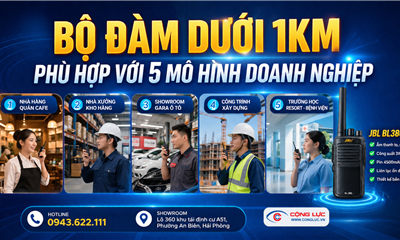 Bộ Đàm Dưới 1km – Giải Pháp Liên Lạc Hiệu Quả Cho 5 Mô Hình Doanh Nghiệp