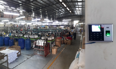 Lắp máy chấm công cho nhà xưởng tại Quận Hải An