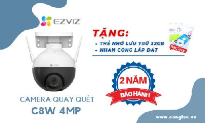 Bán Camera IP Wifi Ezviz C8W 4MP Giá Rẻ Nhất Hải Phòng