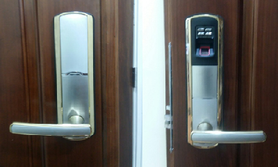 Lắp khóa cửa vân tay Adel E7F4 tại PARKSON Hải Phòng