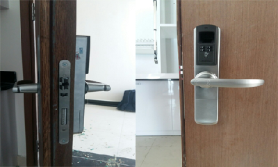 Lắp khóa cửa vân tay căn hộ 07 tầng 25 tòa nhà SHP Plaza Hải Phòng