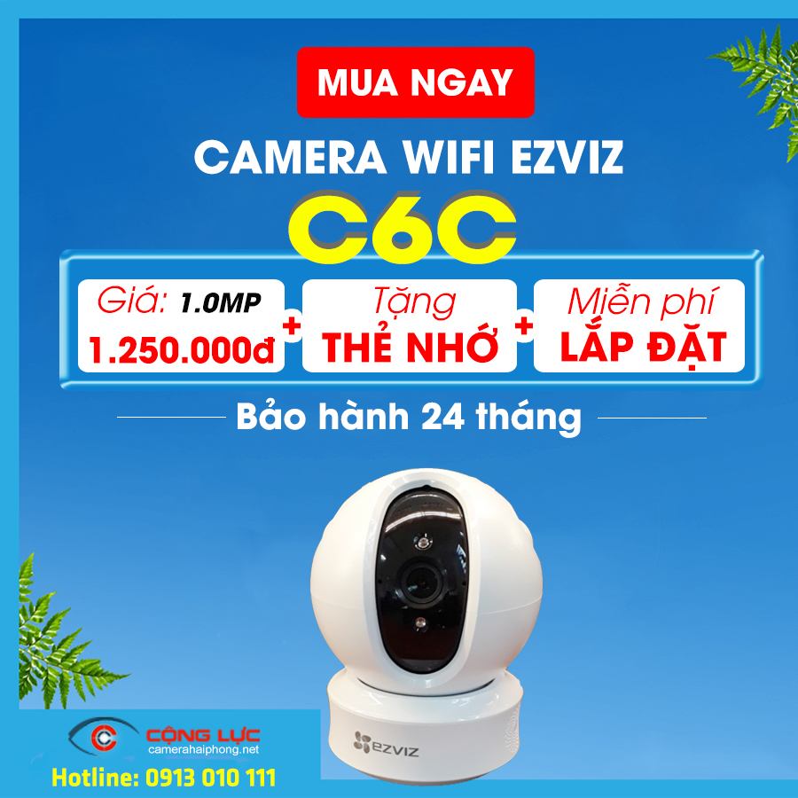 Camera Wifi Ezviz C6C (Ez360 720P)