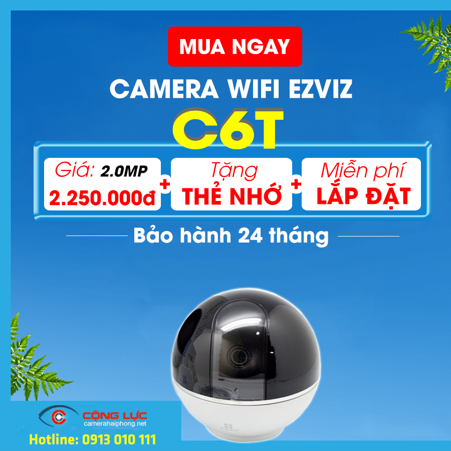 Camera Wifi Ezviz C6T MINI 360 PLUS 1080P