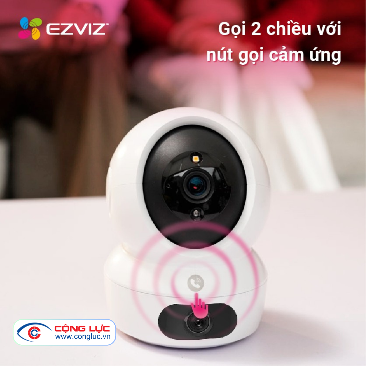 Camera Wifi Ống Kính Kép Ezviz H7C 8MP