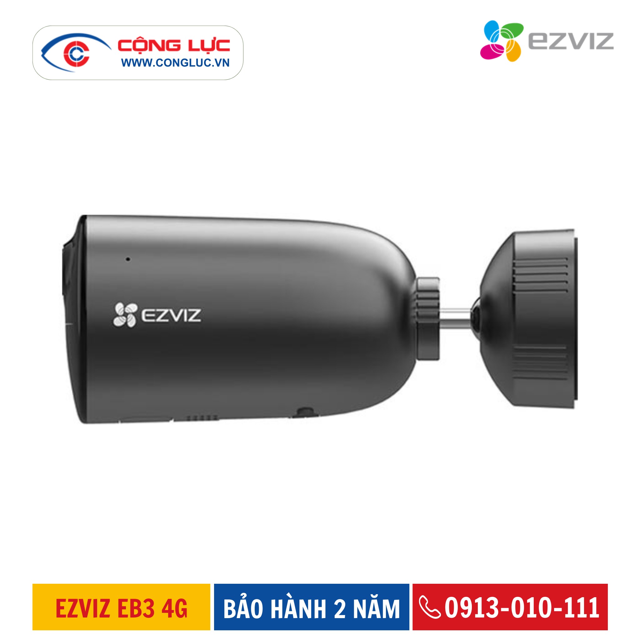 Camera Ezviz EB3 4G Dùng Pin Và Kết Nối Sim 4G Độc Lập