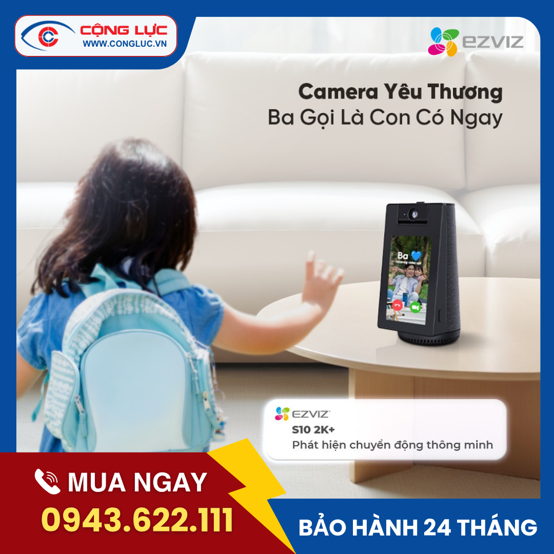 Camera Gọi Video Thông Minh Ezviz S10 2K+