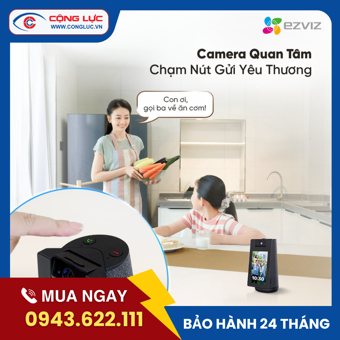 Camera Gọi Video Thông Minh Ezviz S10 2K+