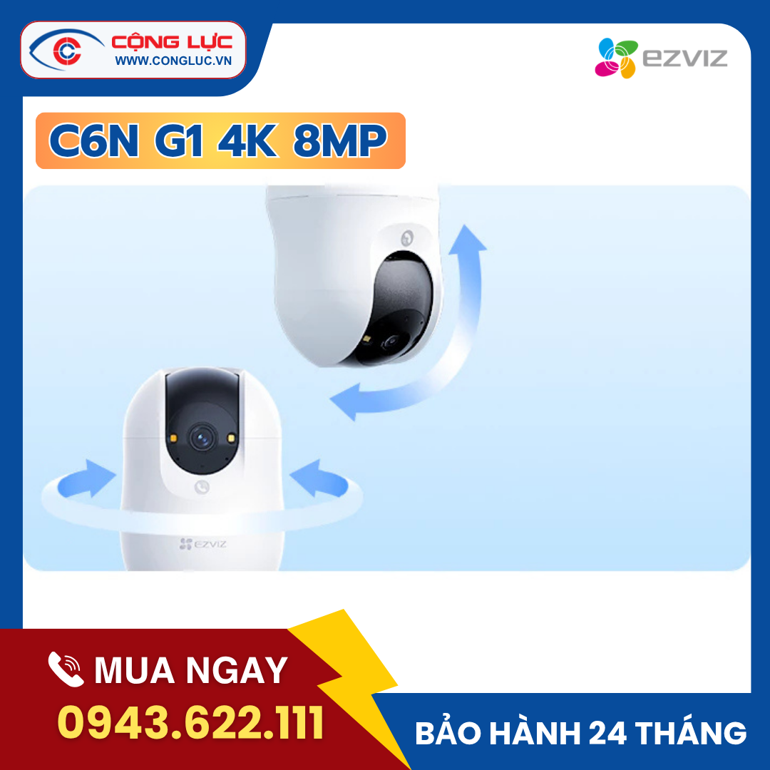 Camera Trong Nhà Ezviz C6N G1 4K 8MP