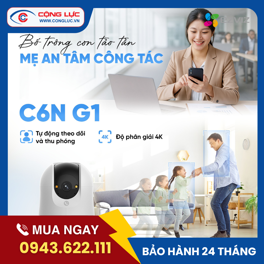 Camera Trong Nhà Ezviz C6N G1 4K 8MP