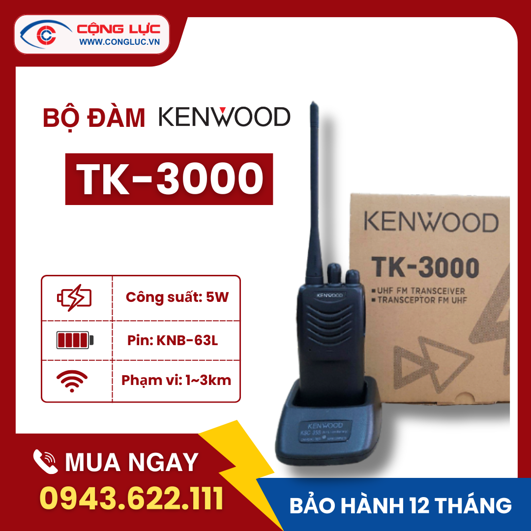 Bộ đàm Kenwood TK-3000