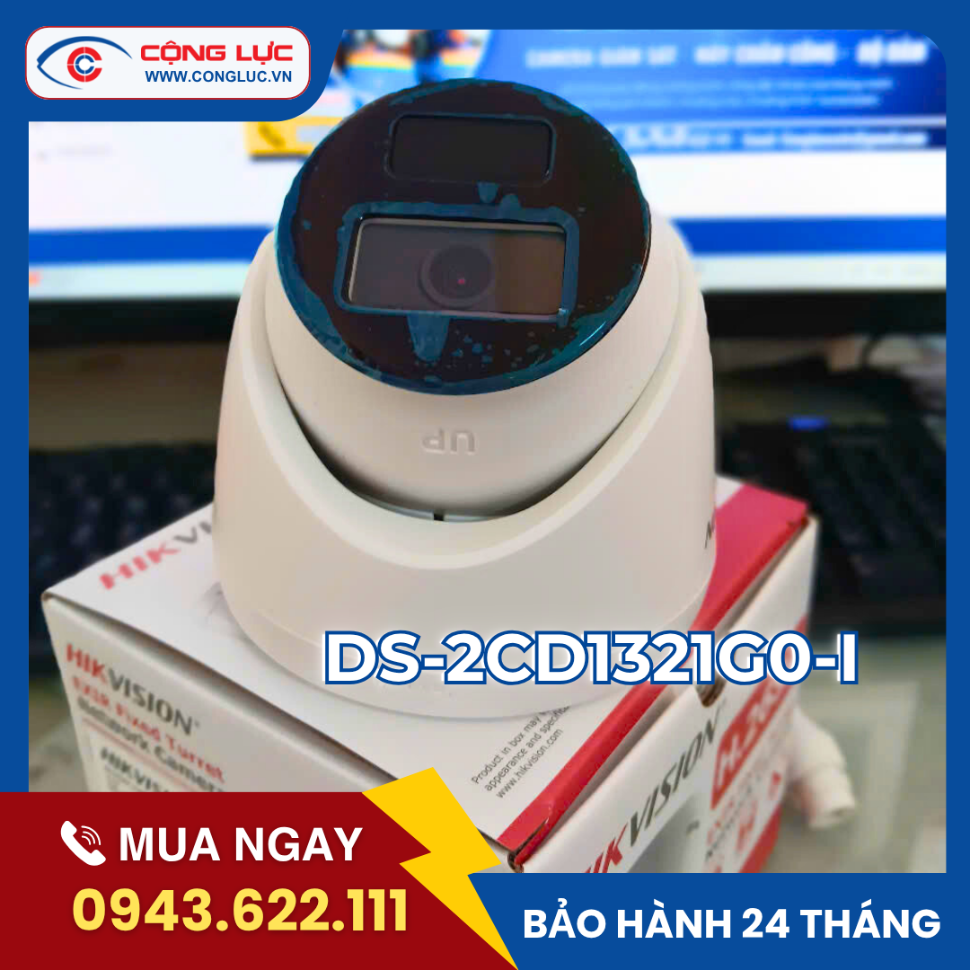 Camera IP 2MP bán cầu HIKVISION DS-2CD1321G0-I
