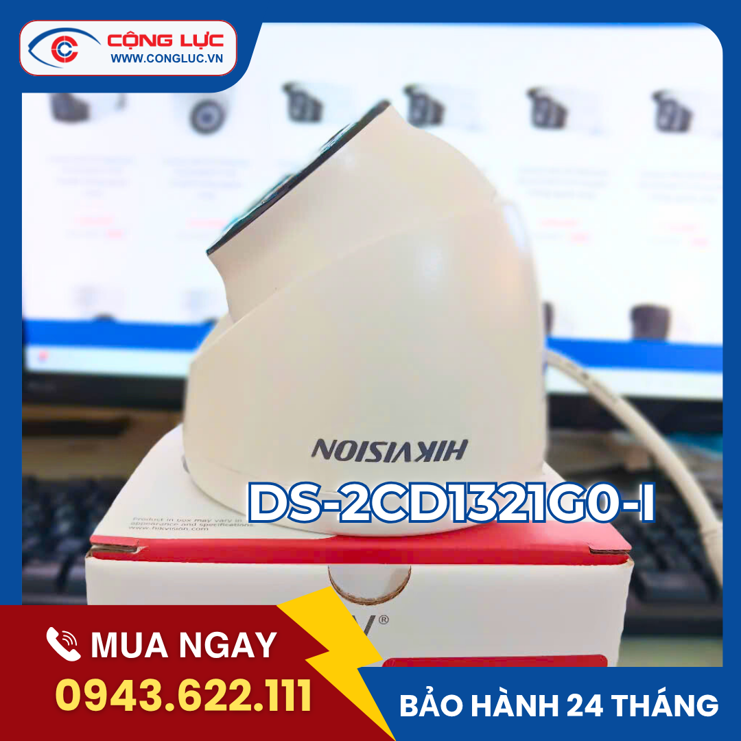 Camera IP 2MP bán cầu HIKVISION DS-2CD1321G0-I