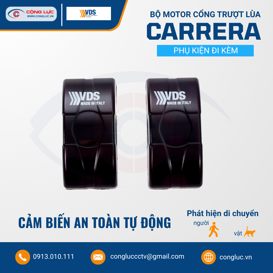 Bộ Motor Cổng Trượt Lùa VDS CARRERA