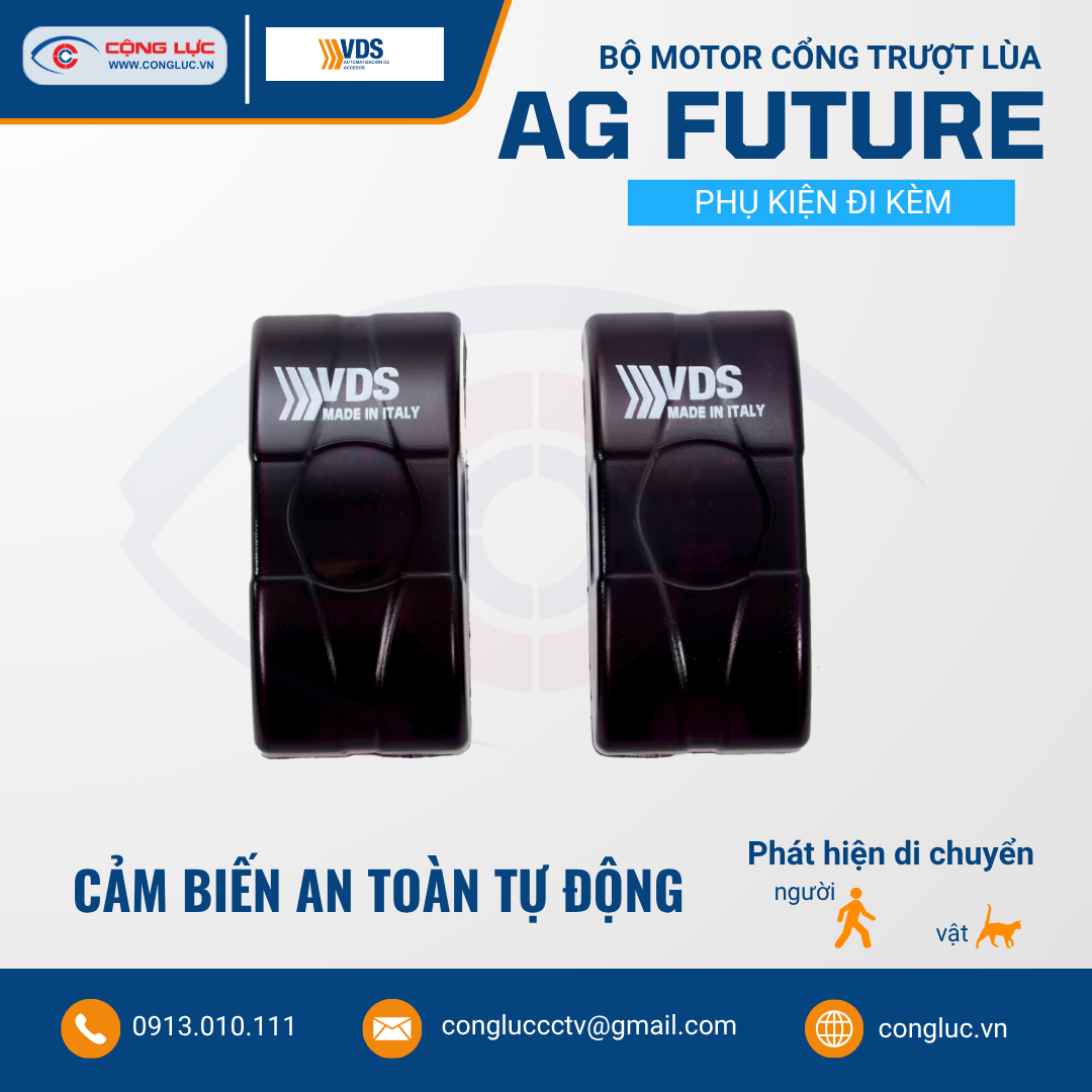 Bộ Motor Cổng Trượt Lùa VDS AG FUTURE
