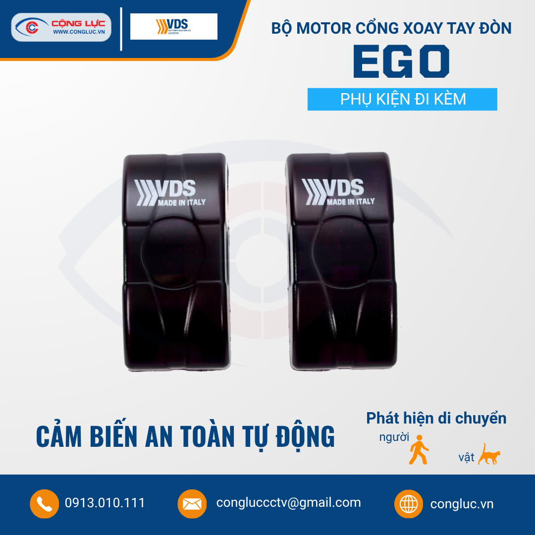 Bộ Motor Cổng Xoay Tay Đòn EGO