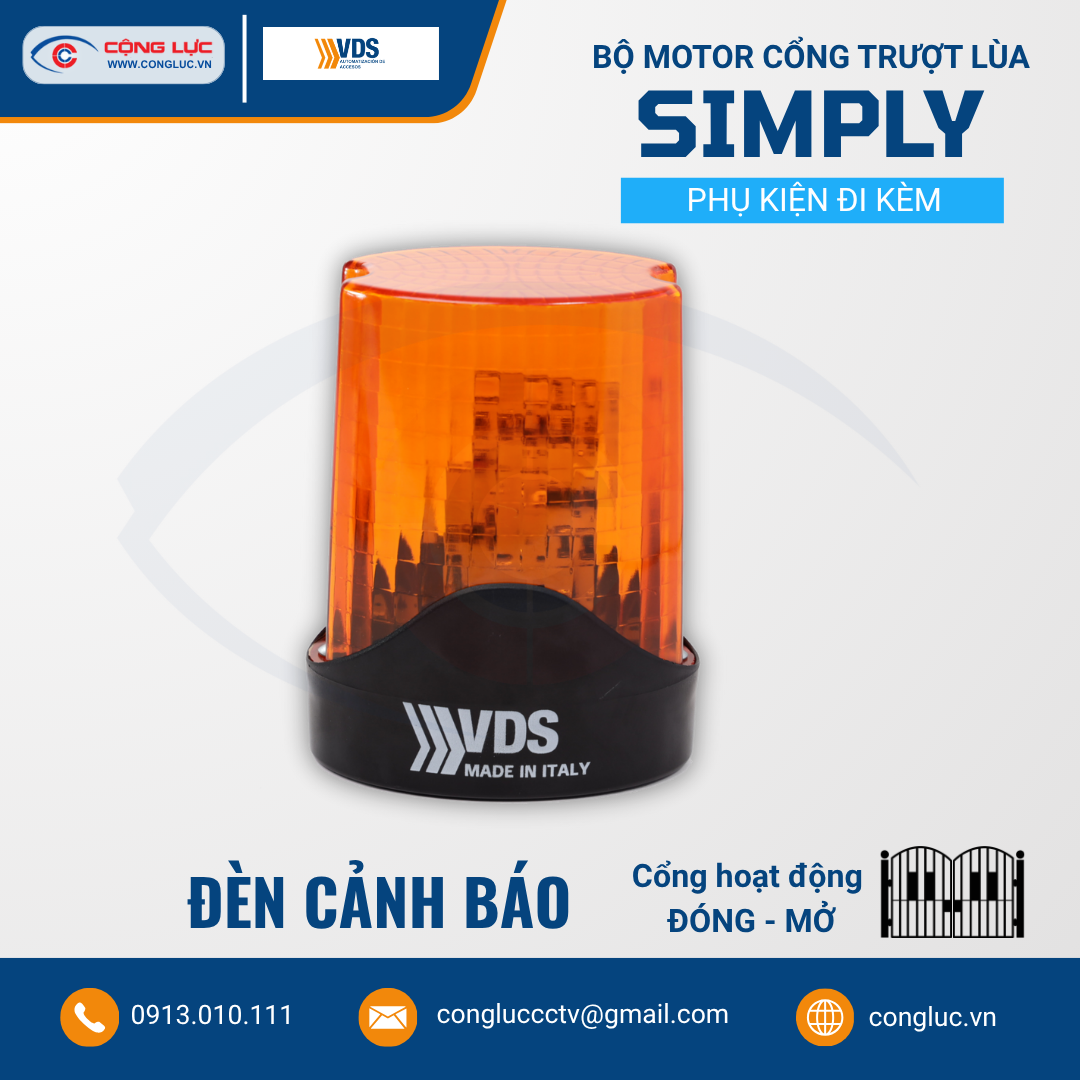 Bộ Motor Cổng Trượt Lùa VDS SIMPLY