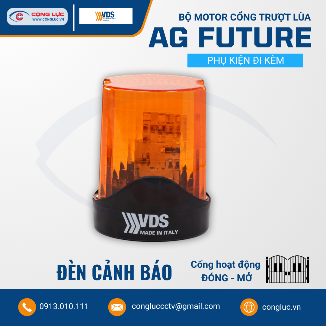 Bộ Motor Cổng Trượt Lùa VDS AG FUTURE