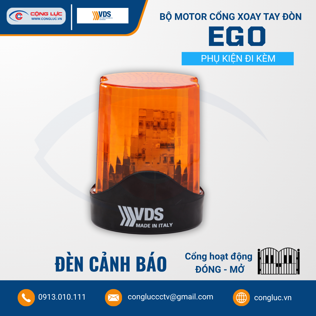 Bộ Motor Cổng Xoay Tay Đòn EGO