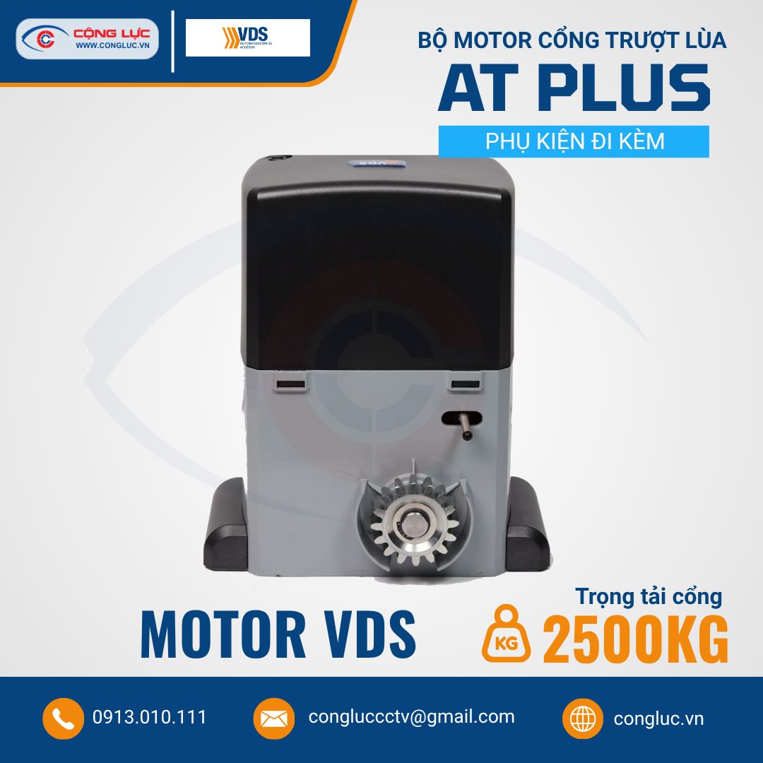 Bộ Motor Cổng Lùa Tự Động VDS AT PLUS