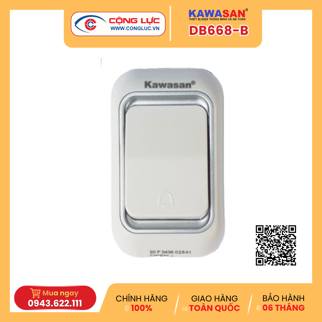 Chuông cửa không dây Kawasan DB668B