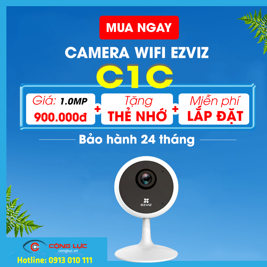 Camera WiFi Ezviz C1C 720P
