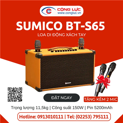 Loa Karaoke Di Động Sumico BT-S65