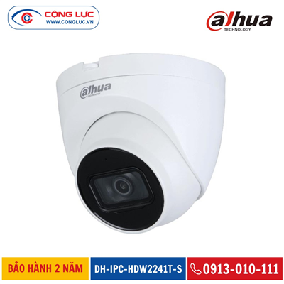 Camera IP Dahua 2.0MP DH-IPC-HDW2241T-S Hồng Ngoại 30 Mét