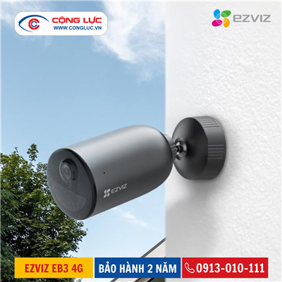 Camera Ezviz EB3 4G Dùng Pin Và Kết Nối Sim 4G Độc Lập