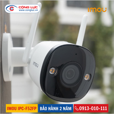 Camera WIFI Imou IPC-F52FP 5MP 3K Ngoài Trời. Có Màu Ban Đêm