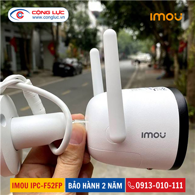 Camera WIFI Imou IPC-F52FP 5MP 3K Ngoài Trời. Có Màu Ban Đêm