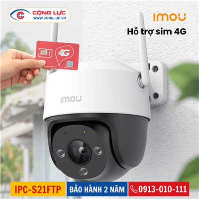 Camera IMOU Dùng Sim 4G IPC-S21FTP 2 Megapixel