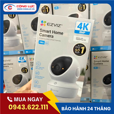 Camera Trong Nhà Ezviz H6C G1 4K 8MP 